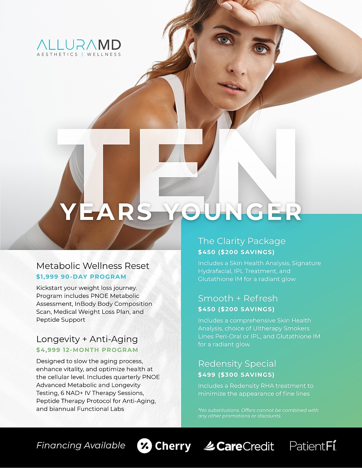 Ten years younger specials - AlluraMD