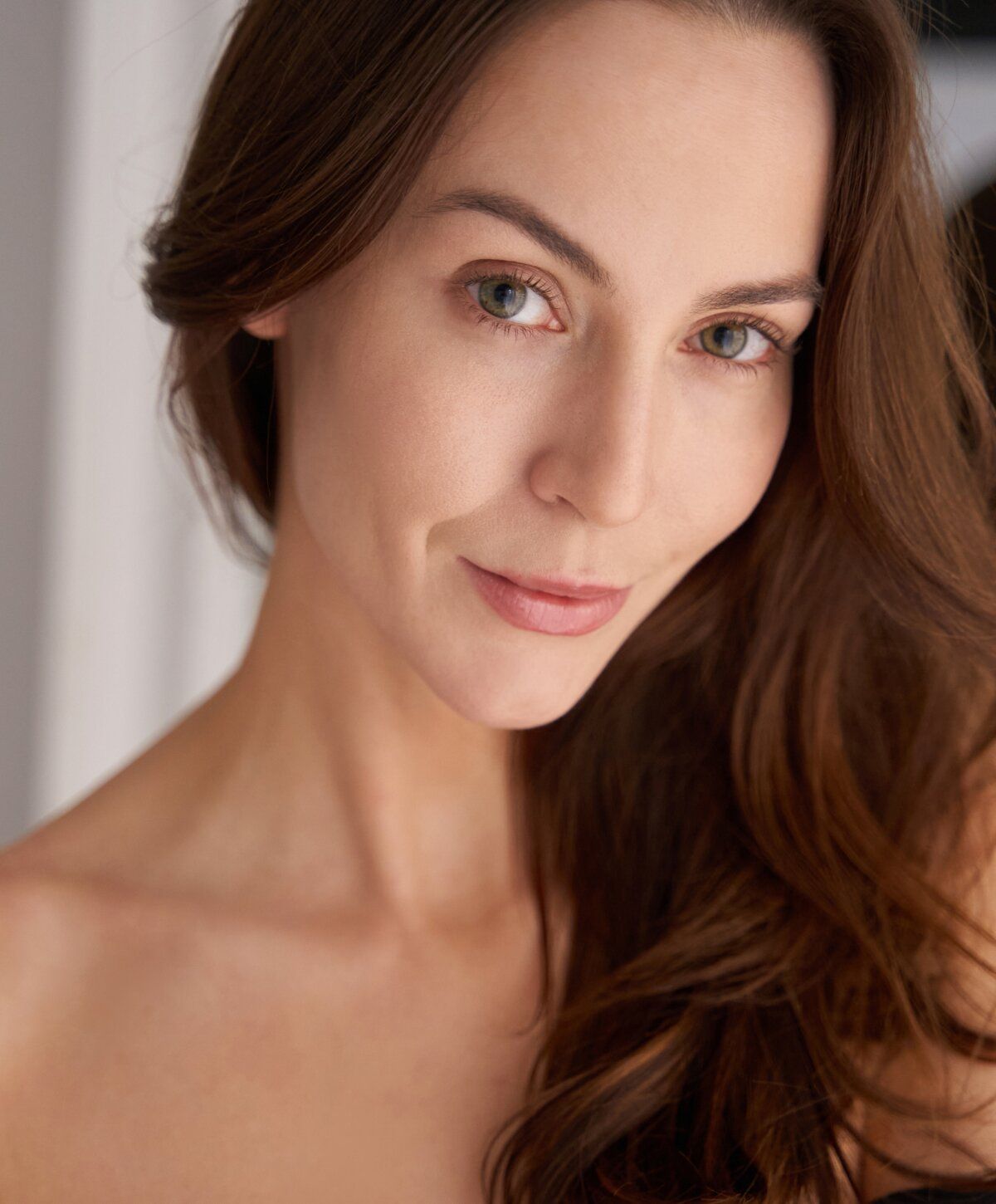 juvederm patient model with long red hair