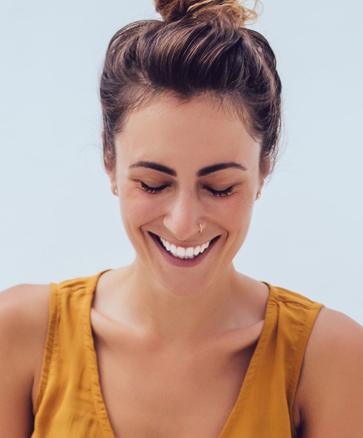 boynton beach rf microneedling patient model smiling