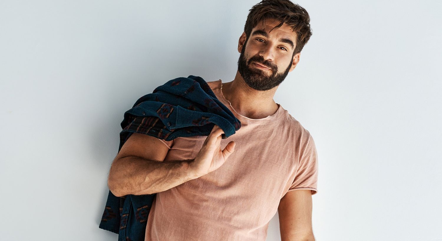 Zinc Thymulin patient model with a jacket over his shoulder